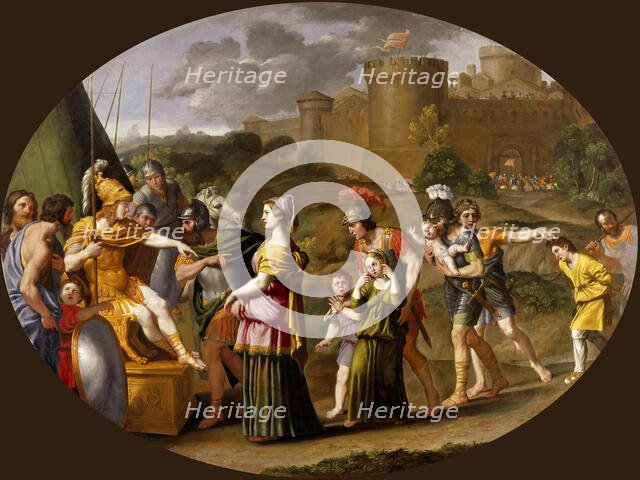 Timoclea before Alexander the Great, 1610s. Creator: Domenichino (1581-1641).