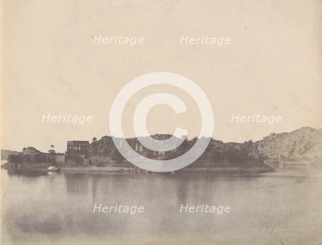 Island of Philae, 1853-54. Creator: John Beasley Greene.
