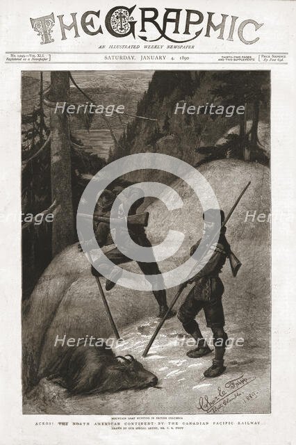 ''The Graphic, Front Cover Saturday January 4. 1890',1890. Creator: Charles Edwin Fripp.