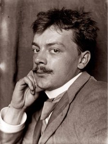 Portrait of Koloman Moser, 1890. Creator: Anonymous.