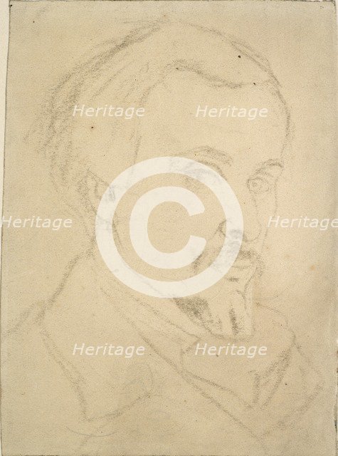 Self-portrait, c1850-1870 Artist: Dante Gabriel Rossetti.