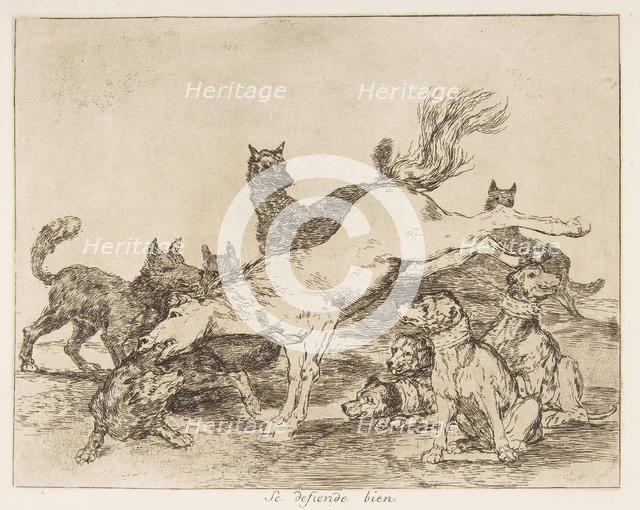 Plate 78 from 'The Disasters of War' (Los Desastres de la Guerra..., after 1814-15 (published 1863). Creator: Francisco Goya.