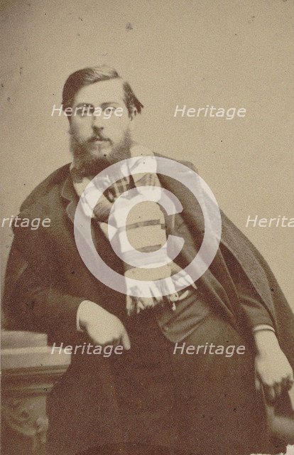 Portrait of the composer Léo Delibes (1836-1891), 1870.