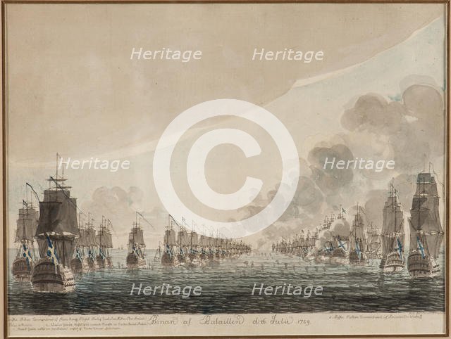 The naval Battle of Öland on 26 July 1789. Creator: Cumelin, Johan Petter (1764-1820).
