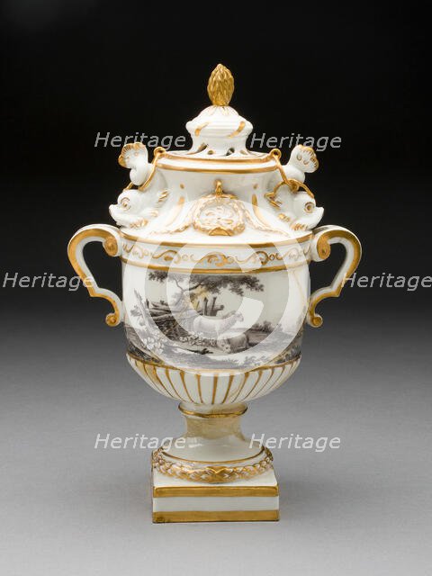 Urn, Frankenthal, 1776/77. Creator: Frankenthal Porcelain Factory.