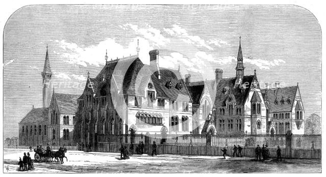 New Owens College, Manchester, 1873. Creator: Unknown.