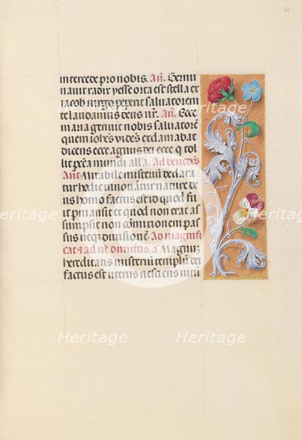 Hours of Queen Isabella the Catholic, Queen of Spain: Fol. 166r, c. 1500. Creator: Master of the First Prayerbook of Maximillian (Flemish, c. 1444-1519); Associates, and.