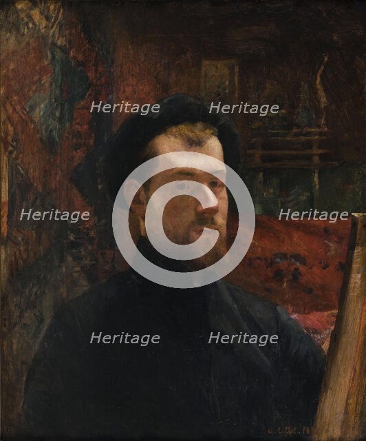 Autoportrait, between 1880 and 1889. Creator: Charles Cottet.