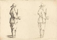 Peasant with a Cup, c. 1617. Creator: Jacques Callot.