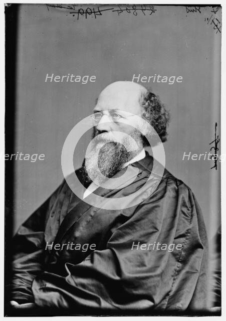 Justice Stephen Field, Supreme Court, between 1870 and 1880. Creator: Unknown.