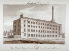 Pin manufactory near London Road, Southwark, London, 1827. Artist: John Chessell Buckler