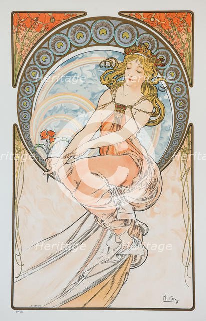 Painting (From the series The Arts), 1898. Creator: Mucha, Alfons Marie (1860-1939).