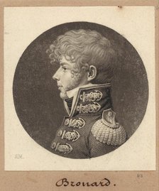 Michel Angélique Brouard, 1809. Creator: Charles Balthazar Julien Févret de Saint-Mémin.