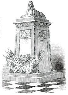 Monument lately erected in Lichfield Cathedral, to the 80th Regiment of Foot, 1850. Creator: Unknown.