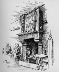 'The Old Cock Tavern', 1890. Artists: Percy Hetherington Fitzgerald, Unknown.