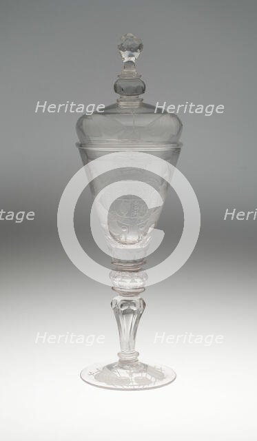 Goblet with Cover, Germany, c. 1750. Creator: Unknown.