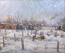 Winter at Norrebro, 1912-1913. Creator: Peter Rostrup Boyesen.