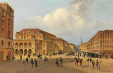View of the Vienna State Opera, 1880. Creator: Kaufmann, Karl (1843-1905).