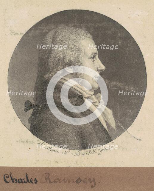 Charles Ramsay, 1797. Creator: Charles Balthazar Julien Févret de Saint-Mémin.