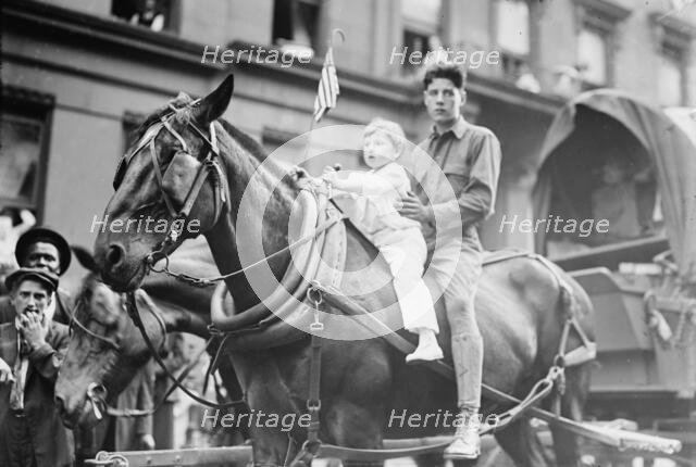 National Guard going to Texas, 1916. Creator: Bain News Service.