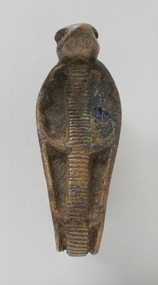 Inlaid Bronze Cobra Element (image 2 of 2), Late Period-Ptolemaic Period (664-30 BCE). Creator: Unknown.
