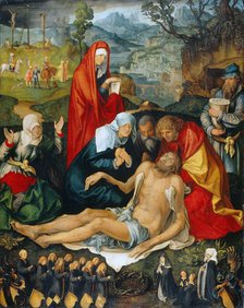 The Lamentation of Christ. Epitaph-Painting of the Nuremberg Holzschuher Family, ca 1499. Creator: Dürer, Albrecht (1471-1528).