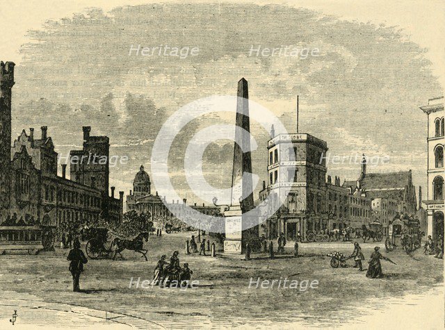 'The Obelisk in St. George's Circus', (c1878). Creator: Unknown.