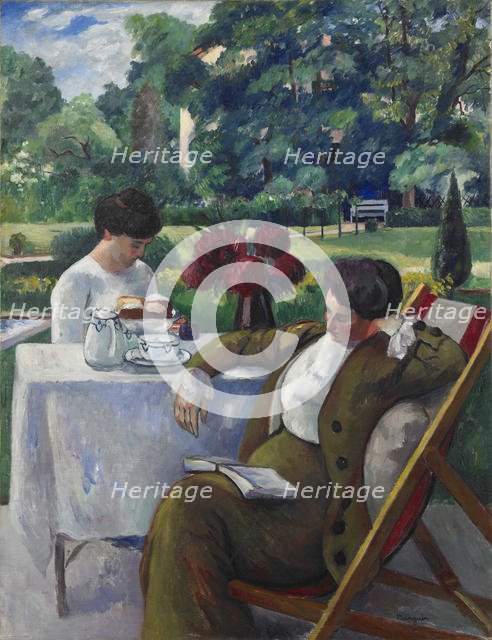 Tea Time at the Villa Flora, Winterthur, 1912.