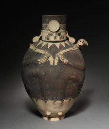 Vessel in the Shape of a Figure, 1000-1460s. Creator: Unknown.