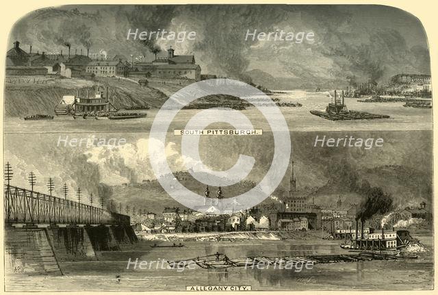 'South Pittsburg and Alleghany City', 1874.  Creator: W.H. Morse.