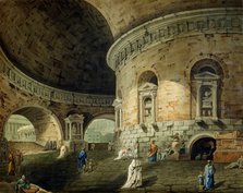 Stage design for a theatre play, early 19th century. Artist: Domenico Corsini