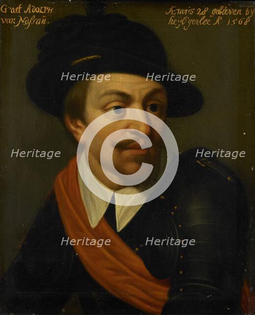 Portrait of Adolf (1540-68), Count of Nassau, c.1633-c.1635. Creator: Workshop of Wybrand de Geest.