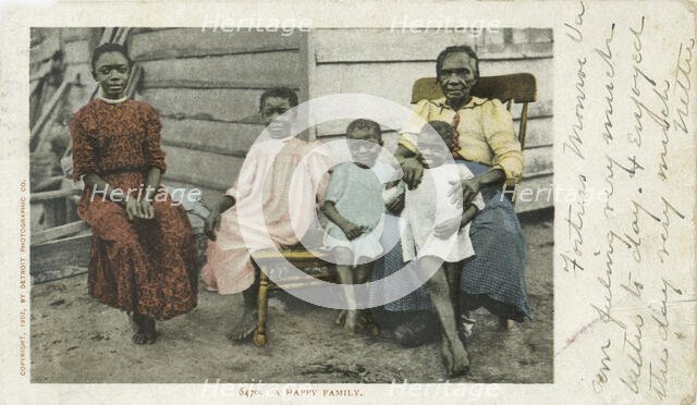 A Happy Family, 1902 - 1903. Creator: Detroit Publishing Company.