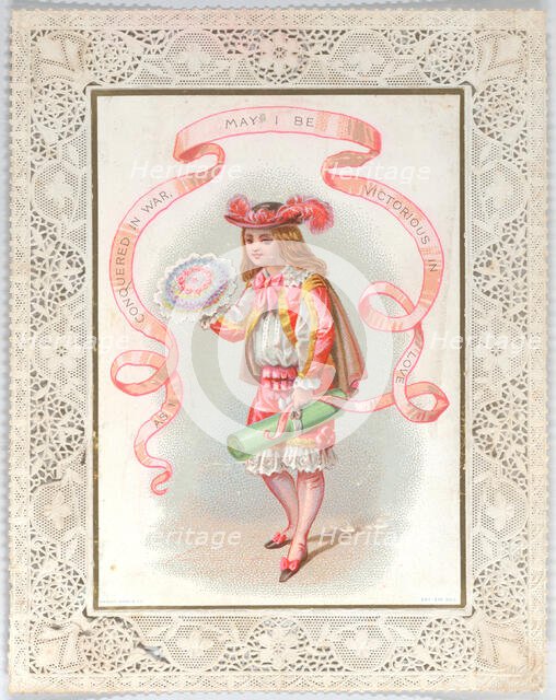 Valentine, before 1880. Creator: Anon.