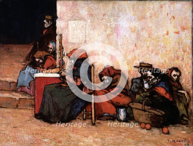  'Poors', 1899, oil by Isidro Nonell.