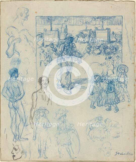 The Coconut Merchant, late 19th-early 20th century. Creator: Theophile Alexandre Steinlen.