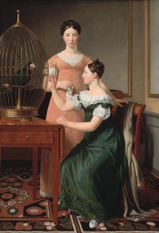 Mendel Levin Nathanson's Elder Daughters, Bella and Hanna; 1820. Creator: CW Eckersberg.