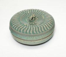 Covered Cosmetic Box in the Form of Chrysanthemum Flower, Korea, Goryeo dynasty, late 13th cent. Creator: Unknown.