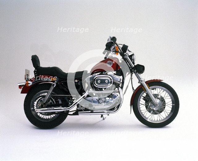 1989 Harley Davidson 883 Sportster. Artist: Unknown.