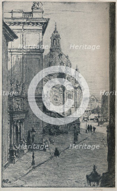 'Judenhof, Dresden', c1913. Artist: Walter Zeising.