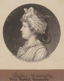 Jane Macomb Kennedy, 1797. Creator: Charles Balthazar Julien Févret de Saint-Mémin.