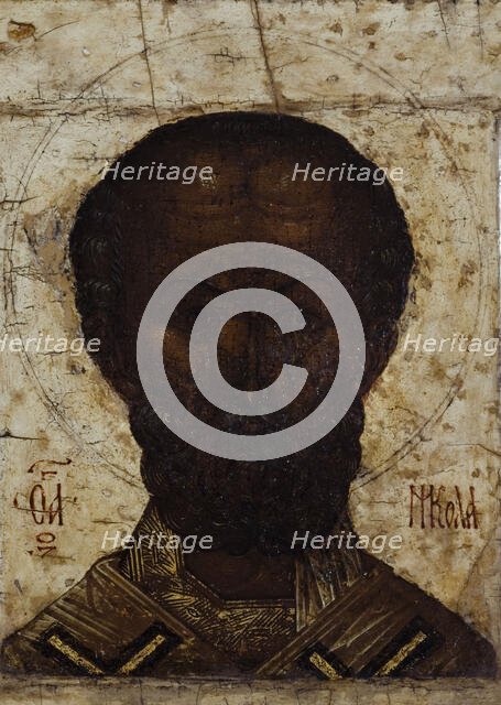 Saint Nicolas, between 1500 and 1600. Creator: Moscow School.