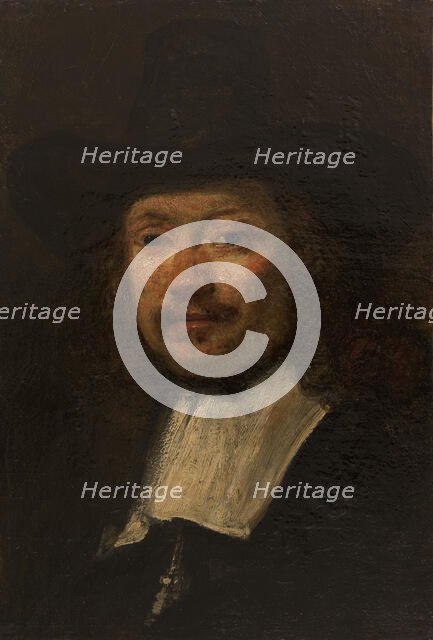 Etude d'homme [Les Syndics], copie d'après Rembrandt, between 1848 and 1855. Creator: Felix Francois Georges Philibert Ziem.