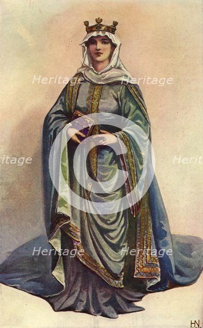 'An Anglo-Saxon Queen', 1924. Creator: Herbert Norris.