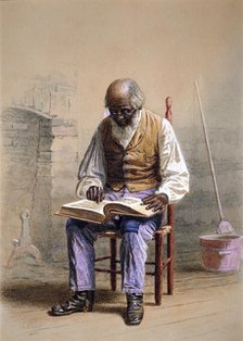 Reading the Scriptures, 1874. Creator: Thomas Waterman Wood.