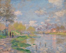 Springtime on the Ile de La Grande Jatte, 1878. Creator: Claude Monet.