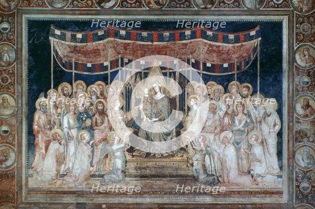 'Maesta', 1315. Artist: Simone Martini