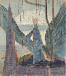 Fairy Tale. From Triptych, 1907. Creator: Ciurlionis, Mikalojus Konstantinas (1875-1911).