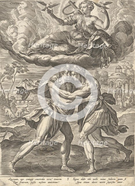 Concordia, ca. 1581. Creator: After Maerten de Vos.