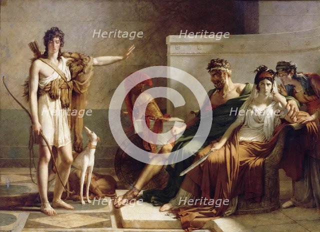 Phaedra and Hippolytus, ca 1802.